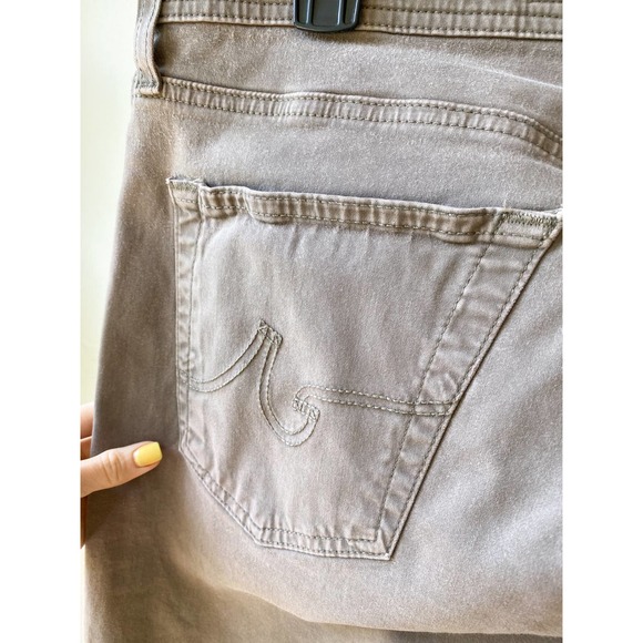 AG ADRIANO GOLDSCHMIED Men's Khaki The Graduate Tailored Leg Jeans sz 38 X 34 - Picture 8 of 11